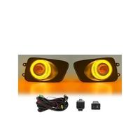 XUGUOYAI luces antiniebla coche Para Toyota Para Corolla AXIO 2011 FIELDER 2007 DRL Luces Circulación Diurna Cables Interruptor Relé Led Luz Antiniebla