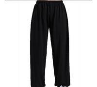 XUHCLY Uniforme Tradicional de Tai Chi para Mujer Hombre Adultos Pantalones de Karate Mezcla de Seda Ligero Traje de Wu shu Chino de Kung Fu Uniforme(Size:S,Color:I)