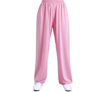 XUHCLY Uniforme Tradicional de Tai Chi para Mujer Hombre Adultos Pantalones de Karate Mezcla de Seda Ligero Traje de Wu shu Chino de Kung Fu Uniforme(Size:3XL,Color:G)