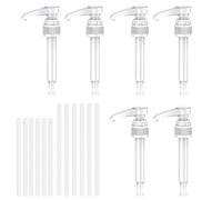 XUIIOSOOKP 6 Piezas Bomba Dosificadora para Best Body Nutrition Bebida Vital, Bomba Dispensador de Jarabe de Repuesto para Botellas de 500 ml/1000 ml, con 6 Mangueras Largas y 6 Mangueras Cortas