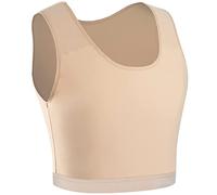 XUJI Breast Binder Transgénero FTM Elástico Sujetador de compresión Pullover Tank Top (K, L)