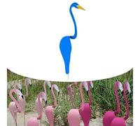 XUJIAM Florida Dancing Birds Garden Metal Art,Dancing Birds Garden Metal Ornament,Flamingo Garden Ornaments Outdoor Wind,Swirl Bird Whimsical Dynamic Bird Spin,Flamingo Wind Spinner,for Garden Decor