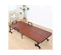XUJUAN-0227 Cama Plegable Cama Plegable de Madera Maciza for el hogar, for Oficina, Individual, for la Siesta(XL)