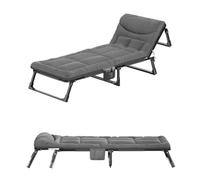 XUJUAN-0227 Cama Plegable Cama Plegable for Almuerzo de Oficina, sillón reclinable Individual, Cama portátil Simple for Interiores y Exteriores, for Acampar(180cm)