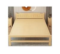 XUJUAN-0227 Cama Plegable Cama Plegable Individual de Madera Maciza for el hogar, Cama Doble pequeña for Oficina(Grande)