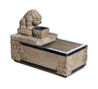 XUJUAN-0227 Fuente de Mesa Fuente de Cascada de Ciclo automático de Escritorio Lucky Beast Zen Flow, decoración Feng Shui for el hogar y la Oficina Decoración de Regalo