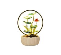 XUJUAN-0227 Fuente de Mesa Fuente de Escritorio Zen Flow con Cascada for relajación en Interiores, Ideal for Sala de Estar y Oficina. Decoración de Regalo