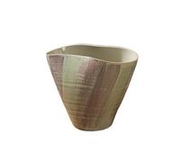 XUJUAN-0227 Macetas para Flores Jardineras de cerámica: con Sus diseños únicos, Combinan Perfectamente un Estilo artístico una estética Vintage(Purple)