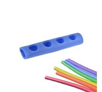 Xujuika Conector con Agujeros para Palos De Natación, Conector Manga Conectors para Fideos De Natacións, Conectores De Fideos De Espuma, Fideoss De Natación A-zul para Niños para Bricolaje