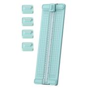 Xujuika Cortador de Papel | Cortador de Papel - 4 Herramientas en 1 Corta Trituradora de Precisión Bidireccional Ergonómico para Negocio Hogar Oficina Tarjetas Diario