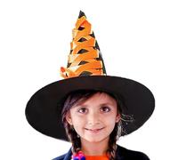 Xujuika Escoba para disfraz de bruja de Halloween, disfraz de bruja de cuento de para niñas, accesorios para niños de 3 a 12 años para Halloween, fiesta de disfraces, fiesta temática, juego de