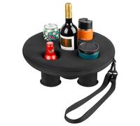 Xujuika Posavasos Flotantes - Soporte para Bebidas Piscina | 5 Agujeros Bandeja para Piscina | Bandeja Flotante para Piscina | Soporte para Bebidas De Piscina para Playa, Piscina