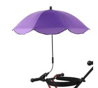 Xujuika Sombrilla Para Cochecito Bebe, Portátil Para Cochecito De Bebé Con Abrazadera Ajustable Y Brazo 360 °, Paraguas Para Cochecito Para Cochecito, Bicicleta, Silla Ruedas, Silla Playa