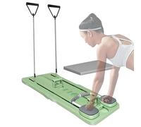 Xujuika Tabla abdominal de fitness, tabla de pilates para flexiones abdominales | Almohadillas de apoyo de codo gruesas de rebote automático, herramienta de entrenamiento para interiores y exteriores