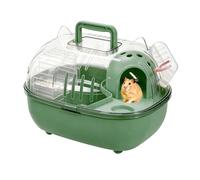 Xujuika Transportador de erizos, cubierta transparente portátil linda | jaula transportadora de animales pequeños | para conejo, hurón, chinchilla, erizo, ratones, ardillas, hogar, viajes, visita al