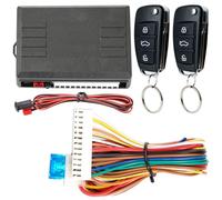 XUKEY Cerradura Centralizada para Automóvil Sistema de Acceso sin Llave Universal sin Llave Go Retrofit Cerradura para Puerta de Automóvil Sistema de Entrada sin Llave con 2 Kits de Control Remoto