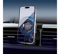 XUKEY Soporte para Teléfono de Coche para BMW, Giratorio 360° Soporte para Teléfono de Coche en el Interruptor de Sdvertencia de Peligro, Montaje con Clip Sencillo y Seguro