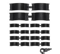 XUKZIMA Adaptador Abrazadera Manillar Bicicleta, Pack de 10 Reductor de 31.8 a 25.4 y 22.2 mm, Junta de Plástico Antideslizante para Fijación Estable de Accesorios y Luces