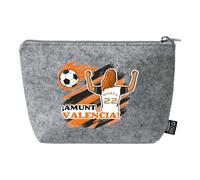 Xulisimo Neceser de algodón orgánico con Cremallera, Ligero y ecológico, Organizador de Bolso o Neceser de Viaje, Regalo a profesoras, Mujeres (Chica, Valencia)