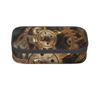 XULLZH Clock Gear - Estuche organizador de artículos de aseo de viaje con compartimentos de gran capacidad, Negro, One Size, Moderno
