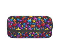 XULLZH Color Stars - Estuche organizador de artículos de aseo de viaje con compartimentos de gran capacidad, Negro, One Size, Moderno