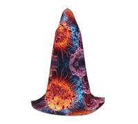 XULLZH Una pintura dibujada a mano de células cancerosas en la capa con capucha impresa, disfraz de Halloween, Navidad, para mujeres, hombres y adultos