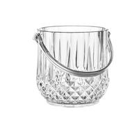 Xumh2024-3 Cubo de champán Cubo de Hielo acrílico con asa, Transparente, for champán, for Bar, Fiesta, Restaurante Enfriador de Cerveza, Bebidas y Vino