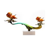 Xumh2024-3 Estatua de Adorno Adornos de Entrada Cerdo Cobre Todas Las Cosas Que desee Escultura del Zodiaco Obra Arte la Sala Estar