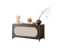 Xumh2024-3 Gabinete de Almacenamiento Tipo Buffet Librería esquinera de un Solo Nivel con cajones, 80 cm, Ideal for el salón