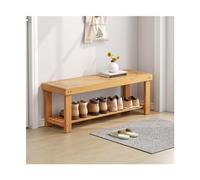 Xumh2024-3 Organizador Banco for Zapatos, Banco for de Entrada, for Estilo Simple 2/3 Niveles con Almacenamiento for Pasillo, Sala Estar, Dormitorio, Naturaleza para Entrada(90x25x25CM)