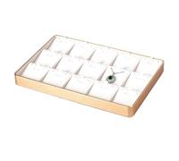 Xumh2024-3 Organizador de Joyas Estante de Almacenamiento for Joyas con múltiples Compartimentos, for Adornos, cosméticos, Anillos, Pendientes, etc. para la vanidad