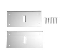 XUMIUZIY 2 Pack 4x4 Soportes de Extensión para Poste de Madera para Buzón | Construcción de acero inoxidable inoxidable, diseño de conector delgado, elevador de poste fácil de hacer, actualización de