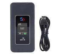 XUMIUZIY 5G WiFi 6 Punto de Acceso Móvil, Ultra Fast 2.77Gbps Velocidad de Descarga Router Portátil con Batería de 8000 MAh y Diseño Resistente IP67, para Viajes y Cobertura de Red Global