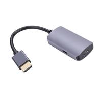XUMIUZIY Adaptador de Pantalla de Vídeo HDMI a USB C, Convertidor de Vídeo de Gafas AR 4K 60 Hz para XREAL One, XREAL Air 2 Pro, RayNeo, R okid, Switch 2/1, Monitores Portátiles
