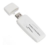 XUMIUZIY Adaptador Inalámbrico N de 300 Mbps, Adaptador WiFi USB de Doble Banda 2,4G/5,8G, Dongle WiFi Ralink RT3572 para Kali, Linux, Ubuntu, 7 8 8.1 10 32 64 bit, OS X y Televisores
