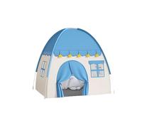 XUMIUZIY Amplia Tienda de Campaña para Niños con Ventanas de Malla, Acogedora Casa de Juegos para Varios Niños, Tienda Interior y Exterior para para Hogares y Vacaciones (Blue)