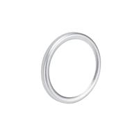 XUMIUZIY Anillo de Bisel de Metal para Reloj Inteligente CMF Watch Pro 2 con Vidrio a Prueba de Impactos para un Reemplazo Fácil y una Actualización Elegante (Silver)
