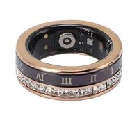 XUMIUZIY Anillo de Salud Inteligente para Hombres para Mujeres, Anillo de Rastreador de Acondicionamiento Físico de Salud, Diamantes de Imitación Decorado, Contador de Pasos, Carga Rápida (#8)