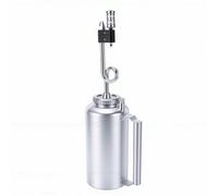XUMIUZIY Antorcha de Goteo de Doble Fondo de 5 L, Resistente para Quema Controlada en Uso Forestal y Silvestre, Hierro Fundido, a Prueba de Fugas con Válvula de Retención