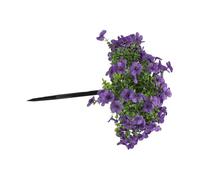 XUMIUZIY Árbol de Bola de Topiario Artificial Flores Violetas Exterior | Planta falsa con estaca para el suelo, protegida contra la intemperie, no necesita riego, encanto primaveral, fácil