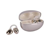 XUMIUZIY Auriculares Inalámbricos Bluetooth 5.49 con Parte Trasera Abierta y Micrófono | Auriculares con Abrazadera 80H Play ENC Cancelación de Ruido IPX5 a Prueba de Agua para Deportes Físicos (GOLD)
