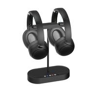 XUMIUZIY Auriculares Inalámbricos Duales para Ver Televisión con Transmisor y Soporte de Carga, Auriculares Bluetooth 5.4 para Colocar sobre la Oreja, sin Retraso de Audio, Voz Clara y