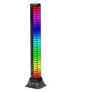 XUMIUZIY Barra de Luz LED, Barra de Luz RGB de Sincronización de Música, Control de Sonido que Cambia de Color, Sincronización de Ritmo, Iluminación Ambiental para Escritorio de Monitor