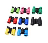 XUMIUZIY Binoculares para Niños de 8 Piezas, Herramienta de Observación Plegable Portátil Al Aire Libre para Observar Aves, Acampar, Actividades en el Aula
