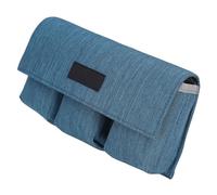 XUMIUZIY Bolsa de Almacenamiento de Batería de Cámara, Bolsa de Gancho y Bucle de Polvo Más Ligero con Batería de Drones Portátiles para LP-E4N LP-E19 (Blue)