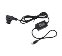 XUMIUZIY Cable Inteligente D-Tap a Tipo C |Carga Rápida de Voltaje Automático Multi Guard para Batería V-Mount