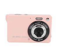 XUMIUZIY Cámara Digital 50MP FHD 1080P, Cámara Compacta de Puntos y Disparos con 16x Zoom, Anti Shake & Autofocus para Niñas, Adolescentes, Estudiante de Adolescencia en Interiores y (Rosado)