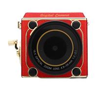 XUMIUZIY Cámara Digital Retro Vintage Compacta de 2,7 K con Enfoque Automático para Vlogs Nostálgicos Material/Color/Tamaño/Cantidad (Rojo)