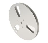 XUMIUZIY Carrete Vacío Resistente de 1/4 y 7 Pulgadas Hecho de Aleación de Aluminio, de Sonido para Grabación, Aplicabilidad Universal (SILVER)