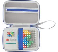 XUMIUZIY Caso de Transporte Duro para Super Blocks Game de Rompecabezas, para Brain Teaser Puzzles Interactive Handheld Game Console, Mesh Pocket para Accesorios